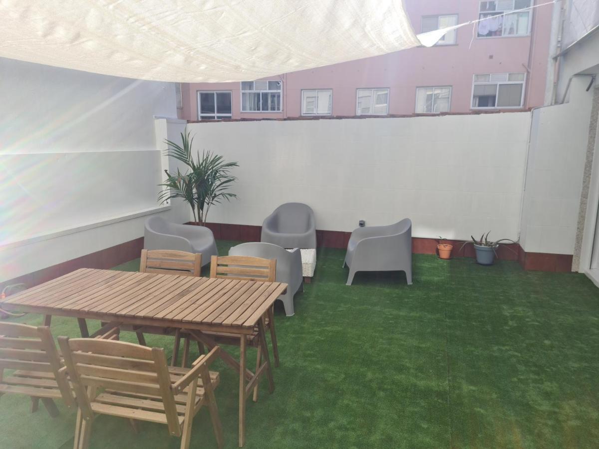 Amplio Y Moderno Piso De 4 Habitaciones Y Terraza Понтеведра Экстерьер фото